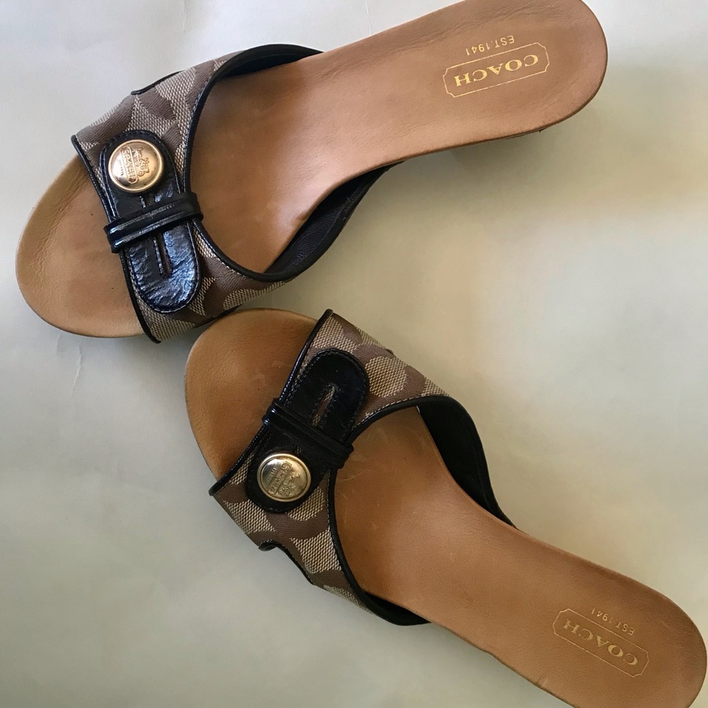 COACH CLOG SANDALS